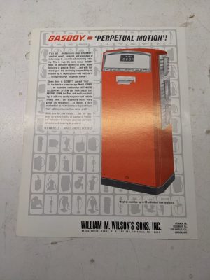 Gasboy Pump Dealer Sales Brochure Advertisment Pump 50 Series Specs
