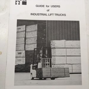 Hyster Guide For Users Of Industrial Fork Lift Trucks 1992