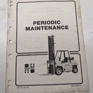 Hyster Fork Lift 1988 Periodic Maintenance Manual H70-H110Xl H135-H155Xl