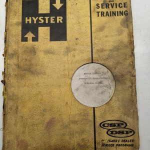 Hyster Parts & Service Training Manual Powershift Transmission Single Dual