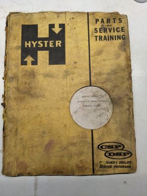 Hyster Parts & Service Training Manual Powershift Transmission Single Dual