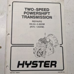 Hyster Two Speed Powershift Transmission Service Repair Manual H70-120Xm