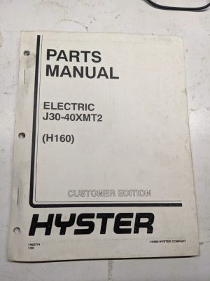Hyster Parts List Book Manual Catalog Electric J30