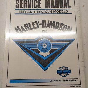 Harley Davidson Motorcycle Service Repair Manual 1991 1992 Xlh Models 99484-92