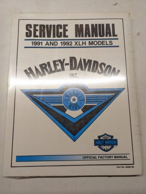 Harley Davidson Motorcycle Service Repair Manual 1991 1992 Xlh Models 99484-92