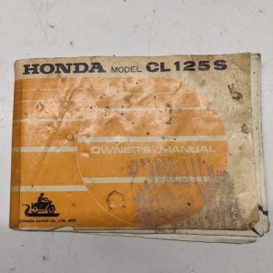 Honda Model Cl125S Owners Manual Wiring Diagram Maintenance Operating