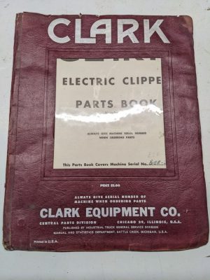Clark Electric Clipper Fork Lift Parts List Book Manual Catalog #2 Ece-297 Im