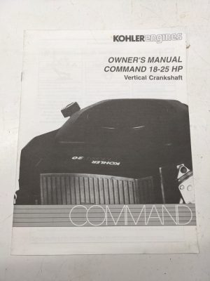 Kohler Engines Owners Manual Command 18-25 Hp Vertical Crankshaft 1995