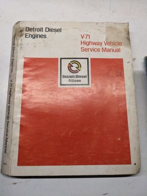 Detroit Diesel Engines V-71 Highway Vehicle Service Repair Manual 1982 6Se228