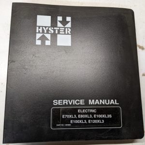 Hyster Service Repair Manual Elec E70Xl3 E80Xl3 E100Xl3S E100Xl3 E120Xl3 2001