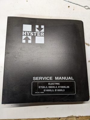 Hyster Service Repair Manual Elec E70Xl3 E80Xl3 E100Xl3S E100Xl3 E120Xl3 2001