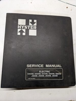 Hyster Service Repair Manual Electric E 45 50 55 60 65 Xm J 40 Xm 897654 1995