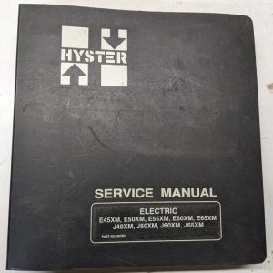 Hyster Service Repair Manual Electric E 45Xm-E65Xm J40Xm-J65Xm 897654 1995