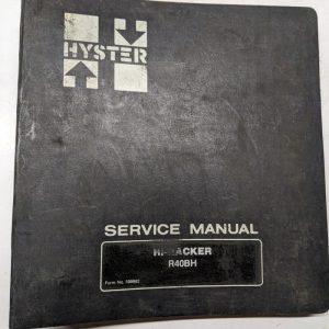 Hyster Service Repair Manual Hi-Racker R40Bh 1983 599982 Electric Forklift