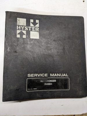 Hyster Service Repair Manual Hi-Racker R40Bh 1983 599982 Electric Forklift