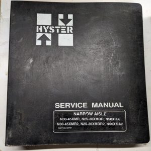 Hyster Service Manual Narrow Aisle N30-45Xmr N25-30Xmdr N50Xma Xmr2 Xmdr2 Xma2