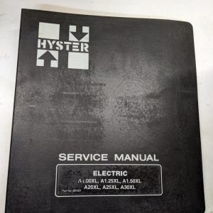 Hyster Service Manual Electric A1.00Xl A1.25Xl A1.50Xl A20Xl A25Xl A30Xl 1987