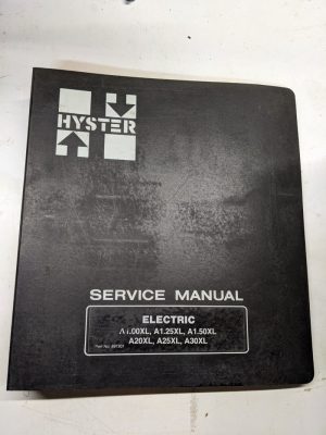 Hyster Service Manual Electric A1.00Xl A1.25Xl A1.50Xl A20Xl A25Xl A30Xl 1987