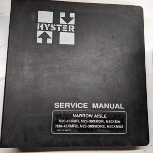 Hyster Service Manual Narrow N30-45Xmr N25-30Xmdr N50Xma Xmr2 N50Xma2 1998