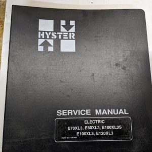 Hyster Service Repair Manual Elec E70Xl3 E80Xl3 E100Xl3S E100Xl3 E120Xl3 2002