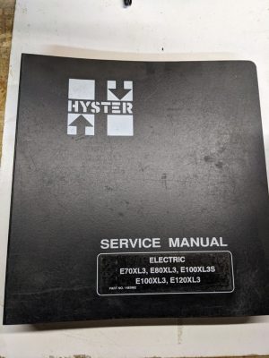 Hyster Service Repair Manual Elec E70Xl3 E80Xl3 E100Xl3S E100Xl3 E120Xl3 2002