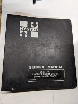 Hyster Service Repair Manual Electric E30Fr-24 E30Fr E35Fr E40Fr E45Fr E50Fr
