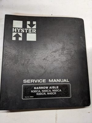 Hyster Service Manual Narrow Aisle N30Ca N40Ca N50Ca N30Cr N40Cr 599854 1983