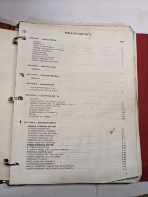 Hyster Service Repair Manual Electric E30B E40B E50B E60Bs 1976 Forklift