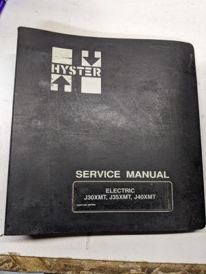 Hyster Service Repair Manual Electric J30Xmt J35Xmt J40Xmt Fork Lift Truck 1994