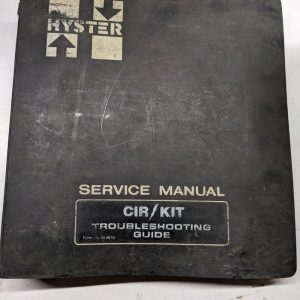 Hyster Service Repair Manual Electric Cir-Kit Troubleshooting Guide 599816