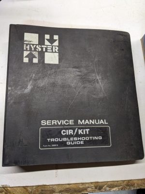 Hyster Service Manual Electric Cir/Kit Troubleshooting Guide 599816 1983