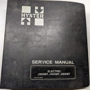 Hyster Service Repair Manual Electric J30Xmt J35Xmt J40Xmt Fork Lift 897666 Shop