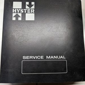 Hyster Service Repair Manual H360C-H650C 1987 Fork Lift Truck Shop Book