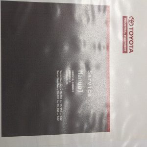 Toyota Fork Lift Service Manual 6Bru18 6Bru23 6Bdru15 6Bsu20 6Bsu25 1998 Shop