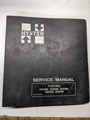 Hyster Service Repair Manual Electric E45Xm E50Xm E55Xm E60Xm E65Xm 1995 Shop