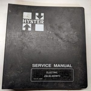Hyster Service Repair Manual Electric J30Xmt2 J35Xmt2 J40Xmt2 2002 1468296 Shop