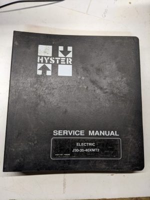 Hyster Service Repair Manual Electric J30Xmt2 J35Xmt2 J40Xmt2 2002 1468296 Shop