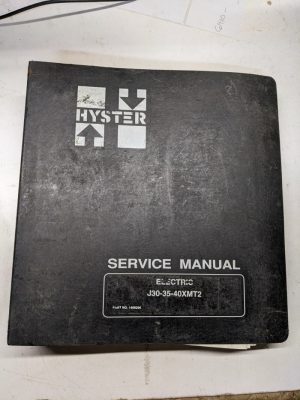 Hyster Service Repair Manual Electric J30Xmt2 J35Xmt2 J40Xmt2 2000 1468296 Shop
