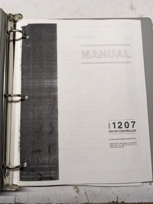 Curtis Pmc 1207 Model Motor Controller Manual Install Service Repair 1995