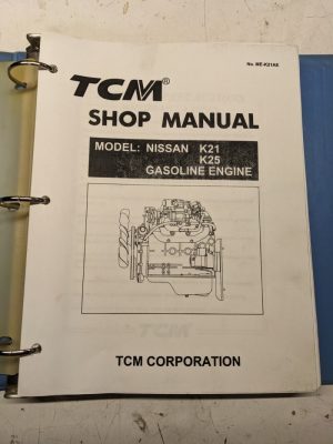 Tcm Fork Lift Truck Shop Manual Repair Overhaul Nissan K21 K25 Engine 2004