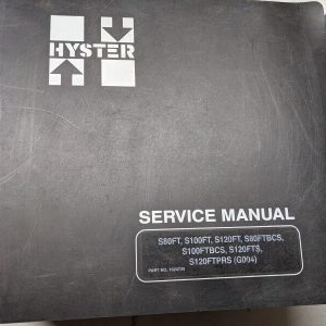 Hyster Service Manual S80Ft S100Ft S120Ft S80Ftbcs S100Ftbcs Fts Ftprs G004