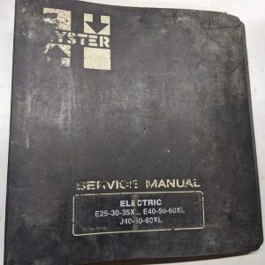 Hyster Service Shop Manual Electric E 25 30 35 40 50 60 Xl J40-J60Xl 879313 1988
