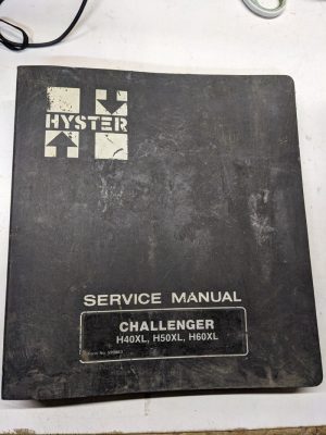 Hyster Service Repair Shop Manual Challenger H40Xl H50Xl H60Xl 599883 1981 Book