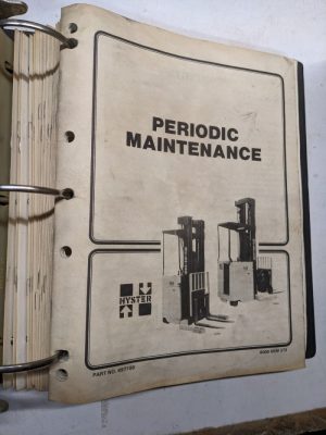 Hyster Service Repair Shop Manual N40Ea N50Ea N40Er N45Er 1987 Fork Lift Book