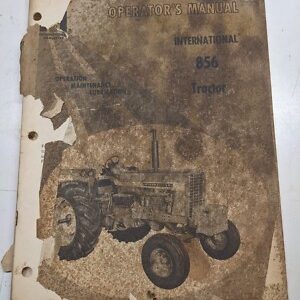 International Harvester Operators Manual Owners 856 Tractor Oem Ih