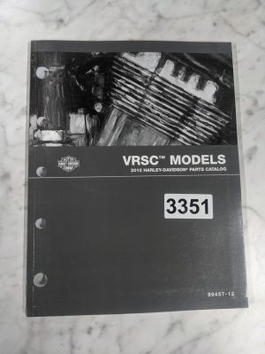 Harley Davidson Motorcycle Parts Manual Catalog Model Vrsc V-Rod 2012 99457-12