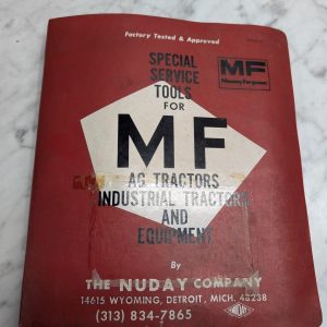Massey Ferguson Mf Special Service Tools Ag Industrial Tractors Equipment Manual