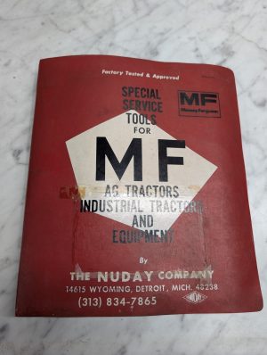 Massey Ferguson Mf Special Service Tools Ag Industrial Tractors Equipment Manual