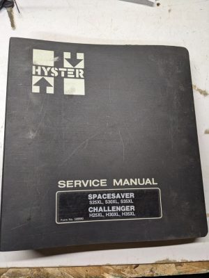 Hyster Service Manual Challenger Spacesaver H S 25 30 35 40 Xl 599980 1988 Shop