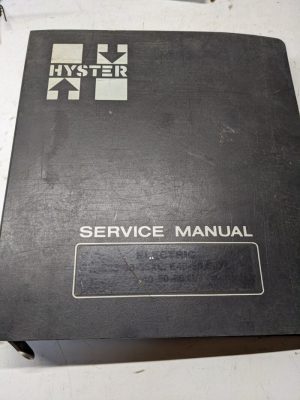 Hyster Service Repair Manual Electric E25Xl-E60Xl Fork Lift Truck Shop Book 1985